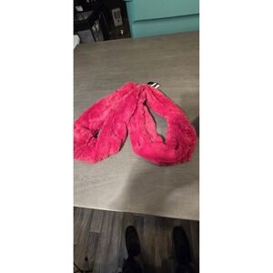 Lavello Posh Plush Infinity Scarf Pink Color One Size